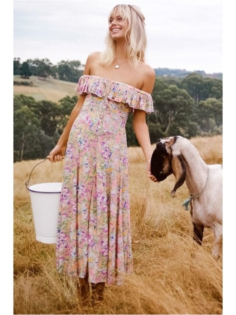 Spell & The Gypsy Doll Off-Shoulder Floral Maxi Dress